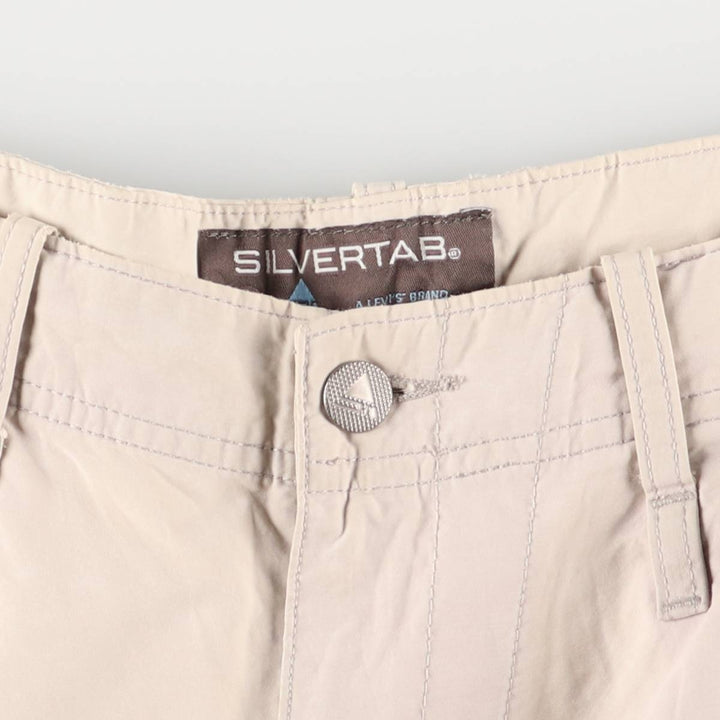 Levi's SILVER TAB Khakis Camouflage Pattern Woodland Camo Military Pants, Men's, Size W33 cotton ivory Vintage Second Hand