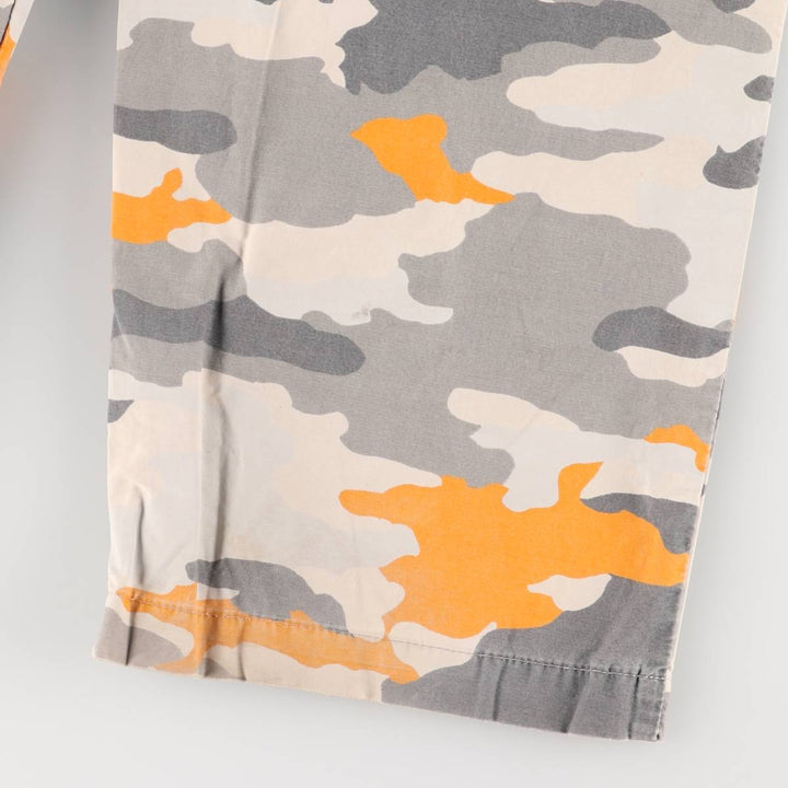 Levi's SILVER TAB Khakis Camouflage Pattern Woodland Camo Military Pants, Men's, Size W33 cotton ivory Vintage Second Hand