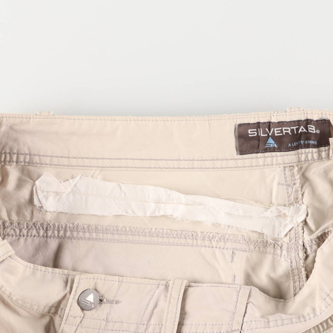 Levi's SILVER TAB Khakis Camouflage Pattern Woodland Camo Military Pants, Men's, Size W33 cotton ivory Vintage Second Hand