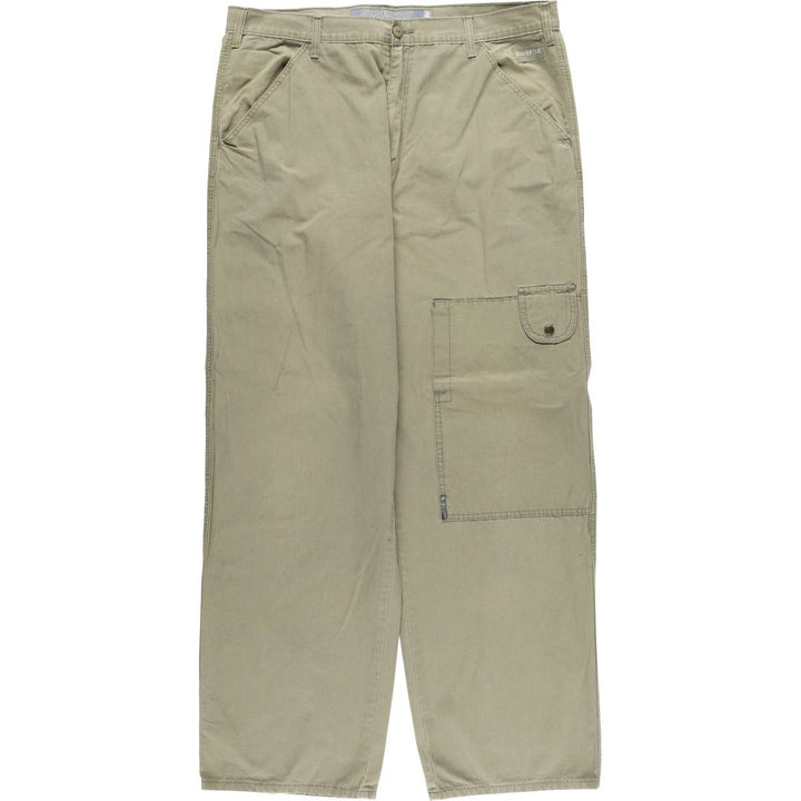 90'S Levi's Silver Tab Ripstop Military Pants, Men's, Size W39, Vintage cotton Khaki type Vintage Second Hand