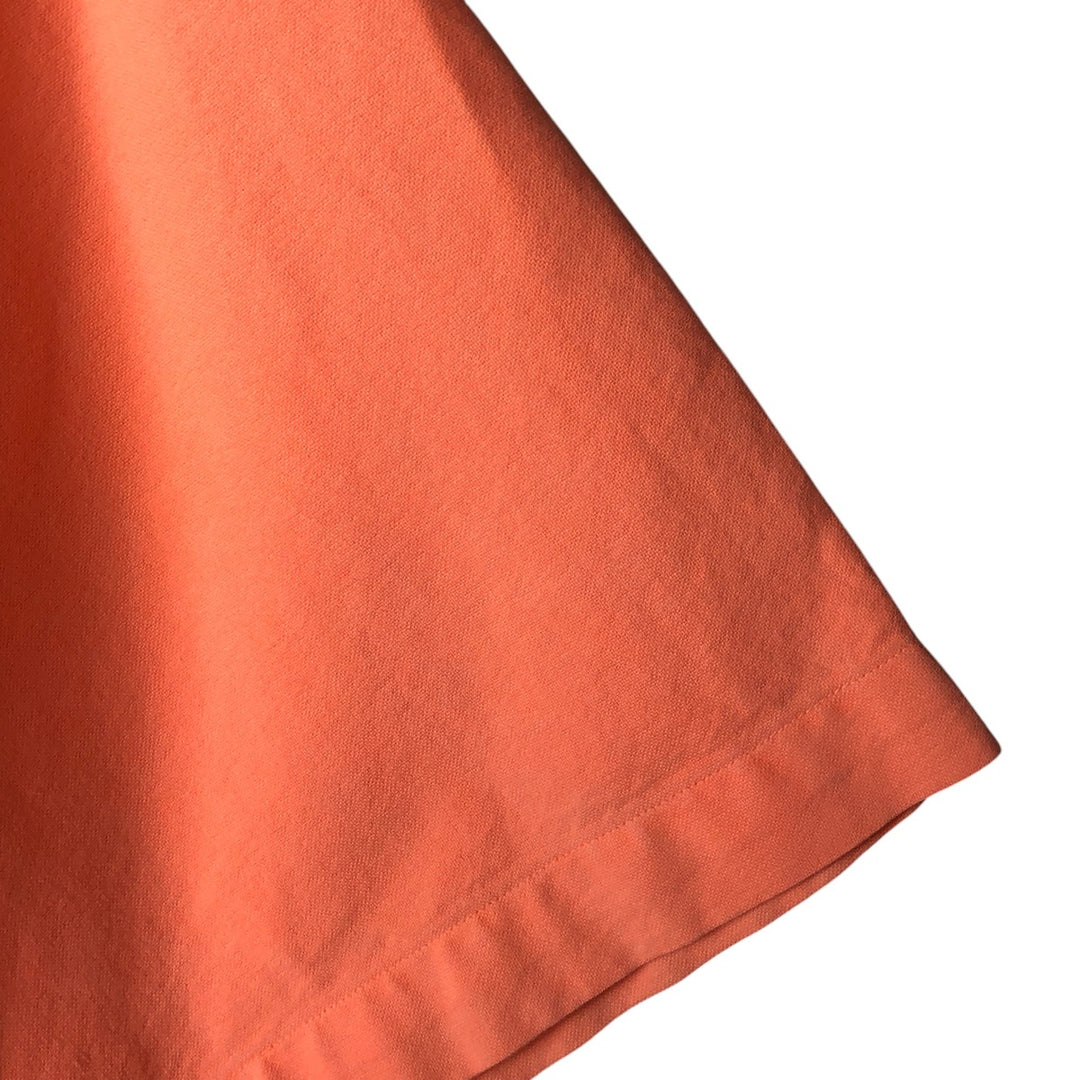 Ralph Lauren Classic Fit short sleeve button down shirt, men's size L cotton orange type Vintage Second Hand