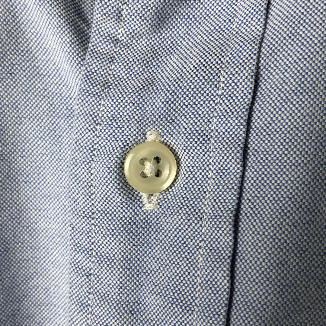 Ralph Lauren BLAKE short sleeve button down shirt, men's size L cotton Blue type light blue Vintage Second Hand
