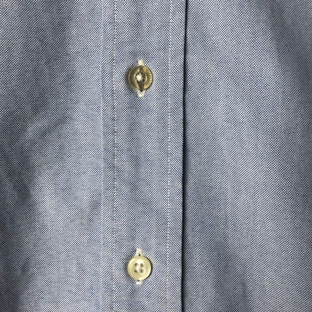 Ralph Lauren BLAKE short sleeve button down shirt, men's size L cotton Blue type light blue Vintage Second Hand
