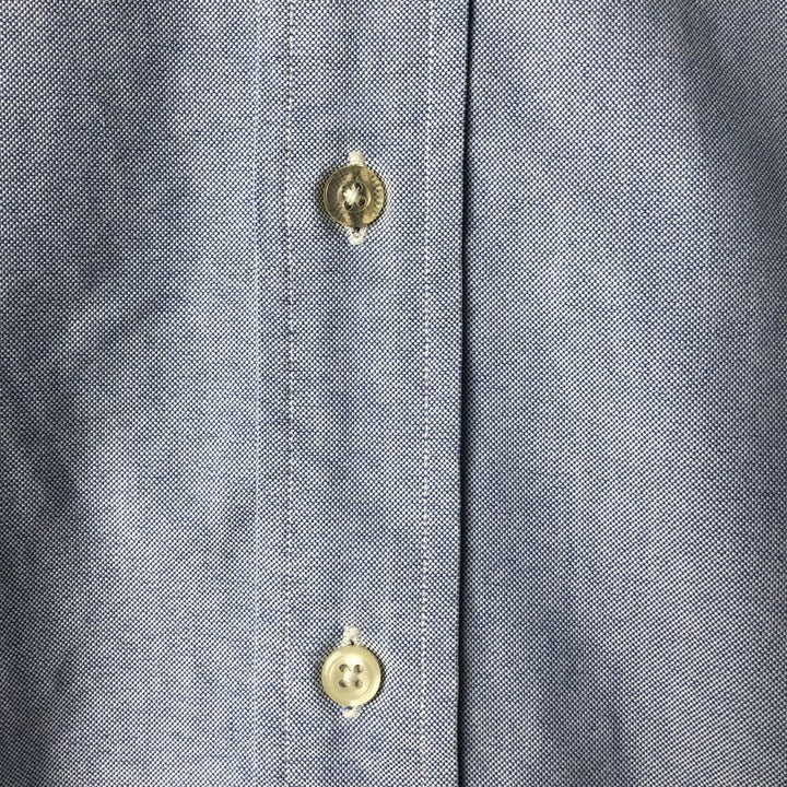 Ralph Lauren BLAKE short sleeve button down shirt, men's size L cotton Blue type light blue Vintage Second Hand