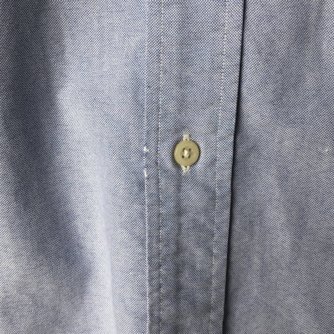 Ralph Lauren BLAKE short sleeve button down shirt, men's size L cotton Blue type light blue Vintage Second Hand
