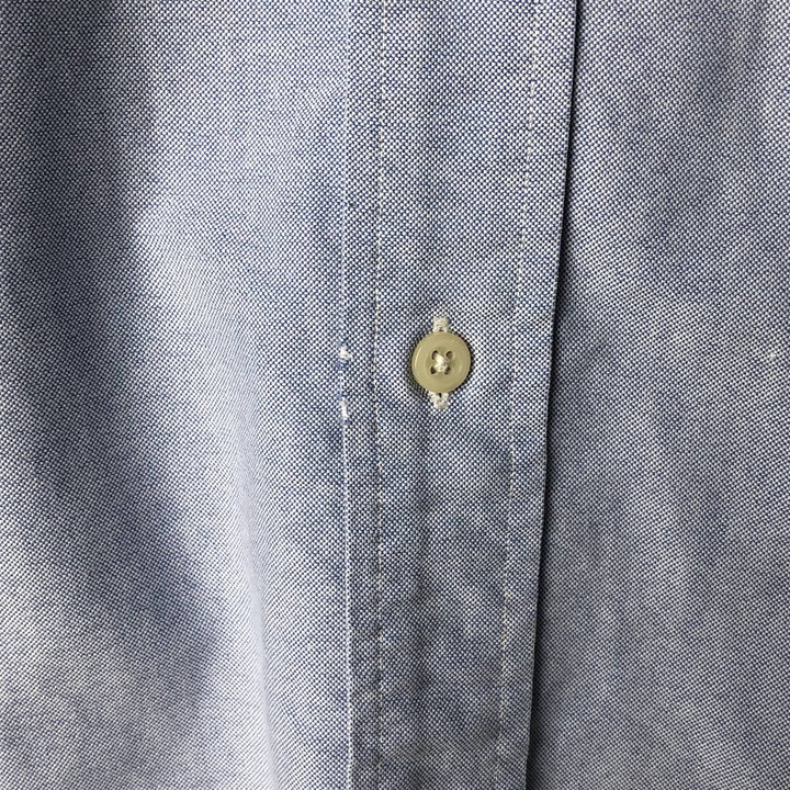 Ralph Lauren BLAKE short sleeve button down shirt, men's size L cotton Blue type light blue Vintage Second Hand