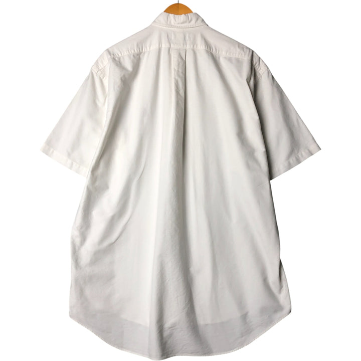 Ralph Lauren BLAKE short sleeve button down shirt, men's XL size cotton white type Vintage Second Hand