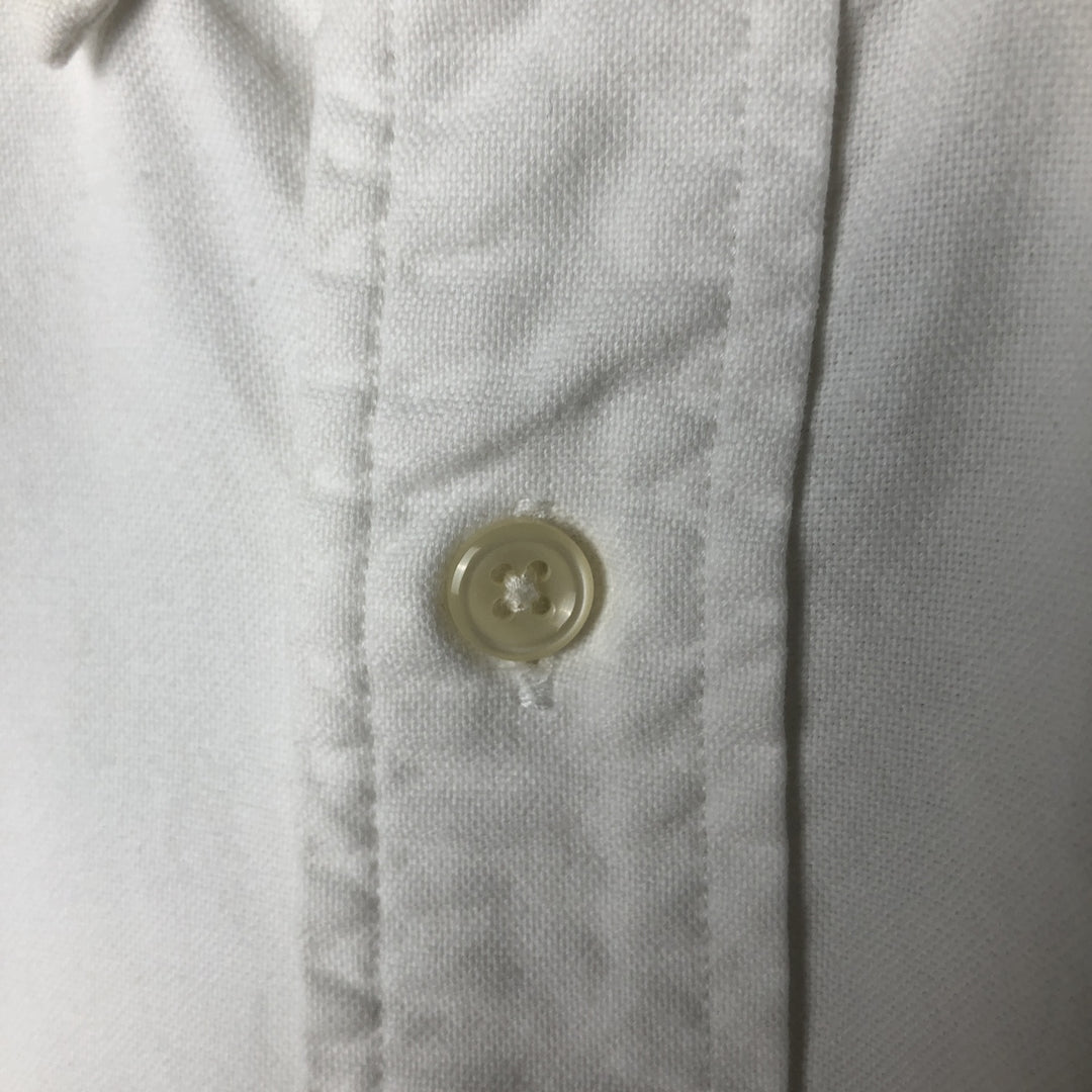 Ralph Lauren BLAKE short sleeve button down shirt, men's XL size cotton white type Vintage Second Hand