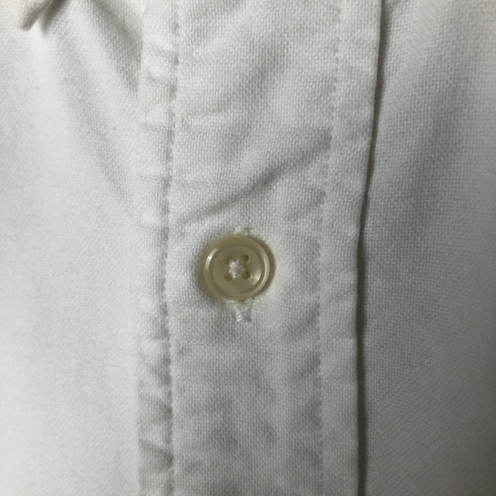 Ralph Lauren BLAKE short sleeve button down shirt, men's XL size cotton white type Vintage Second Hand
