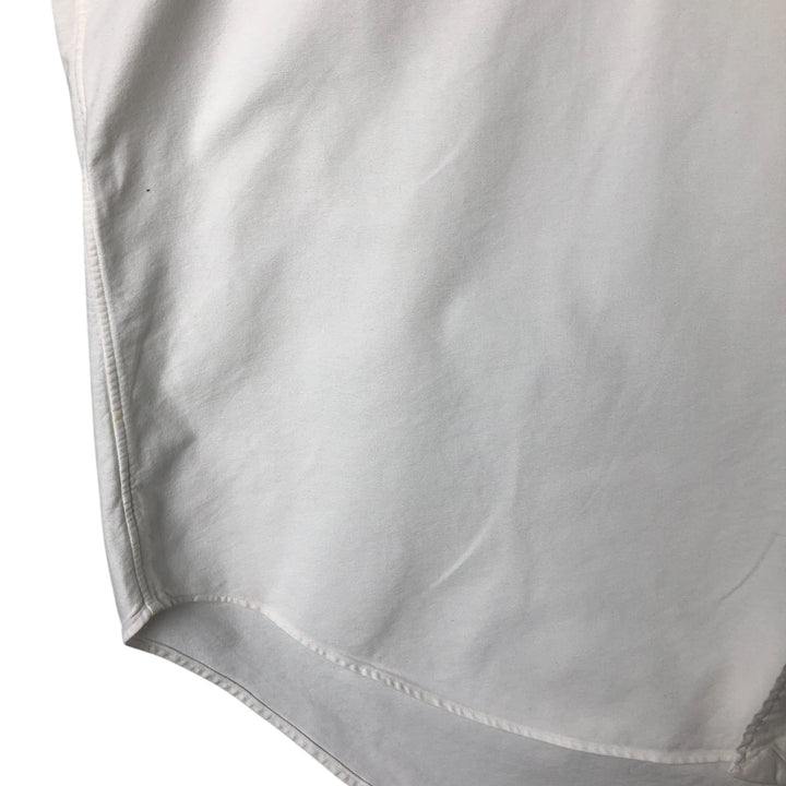 Ralph Lauren BLAKE short sleeve button down shirt, men's XL size cotton white type Vintage Second Hand