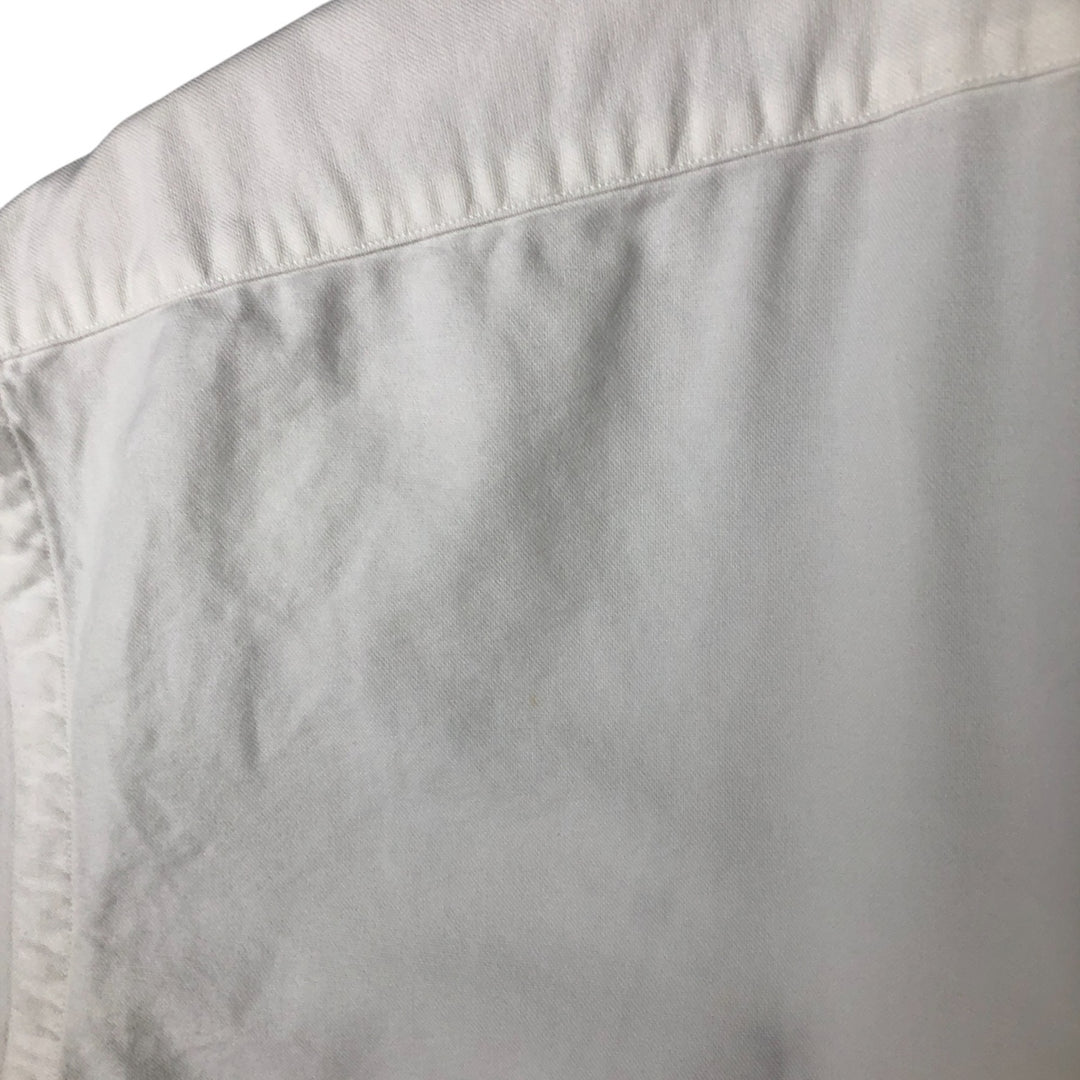 Ralph Lauren BLAKE short sleeve button down shirt, men's XL size cotton white type Vintage Second Hand
