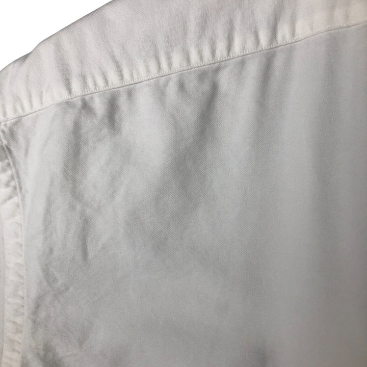 Ralph Lauren BLAKE short sleeve button down shirt, men's XL size cotton white type Vintage Second Hand