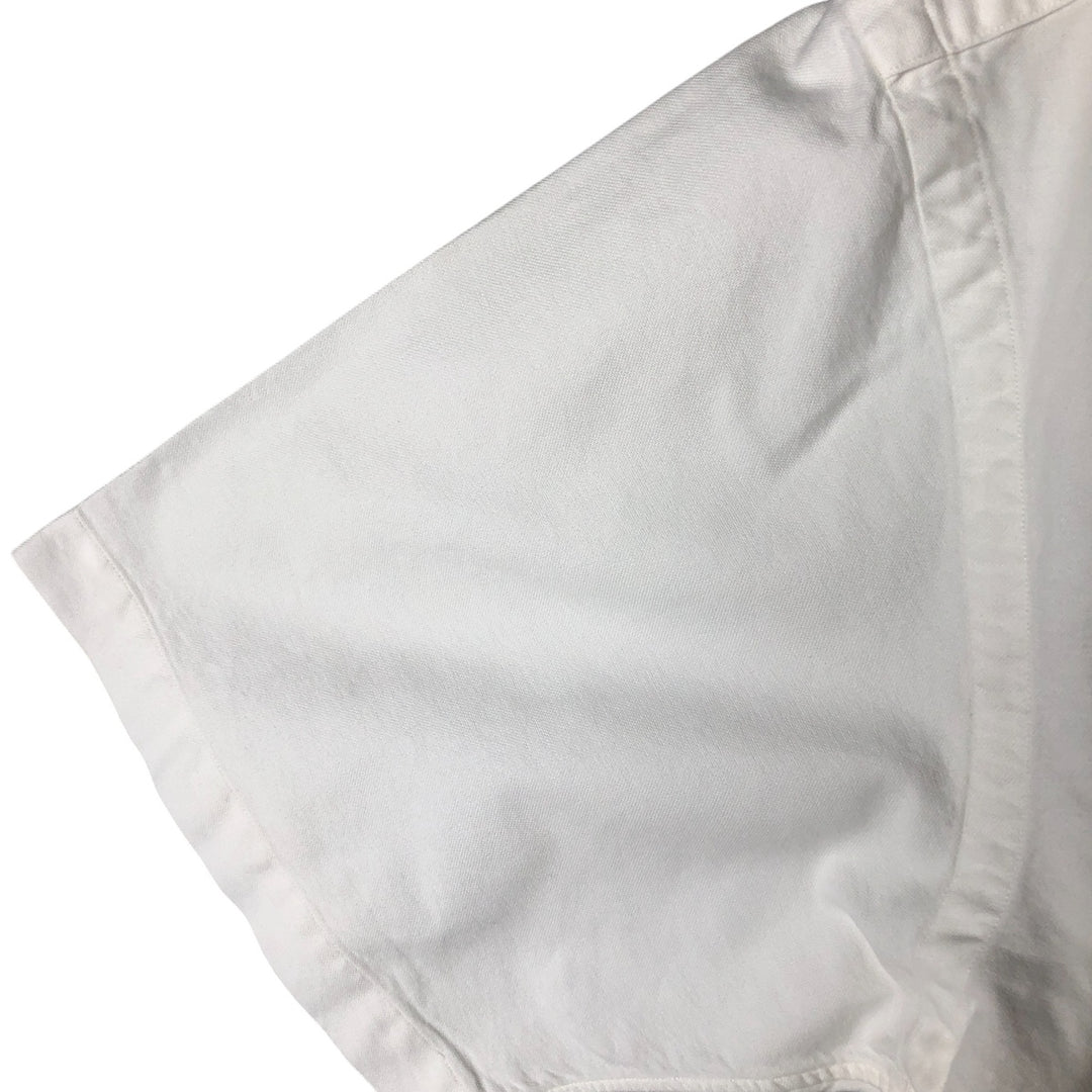 Ralph Lauren BLAKE short sleeve button down shirt, men's XL size cotton white type Vintage Second Hand