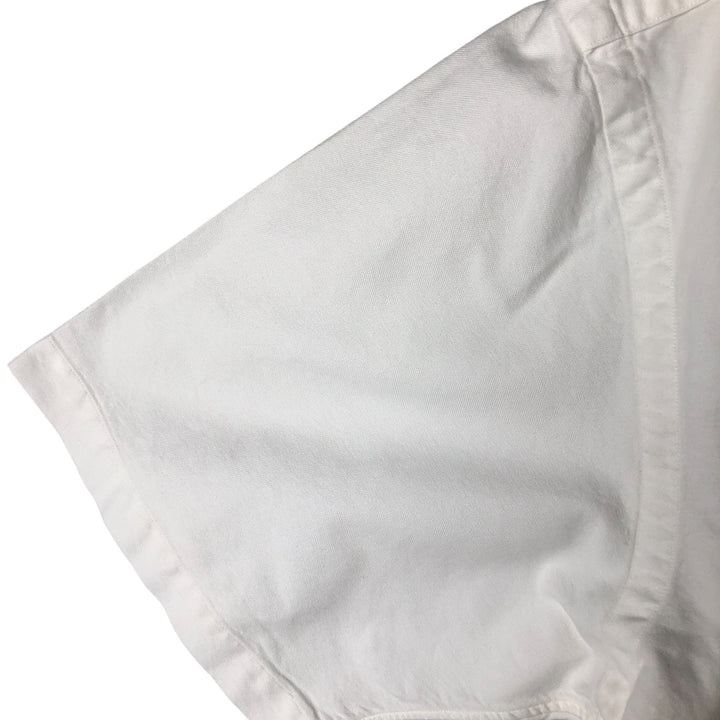 Ralph Lauren BLAKE short sleeve button down shirt, men's XL size cotton white type Vintage Second Hand