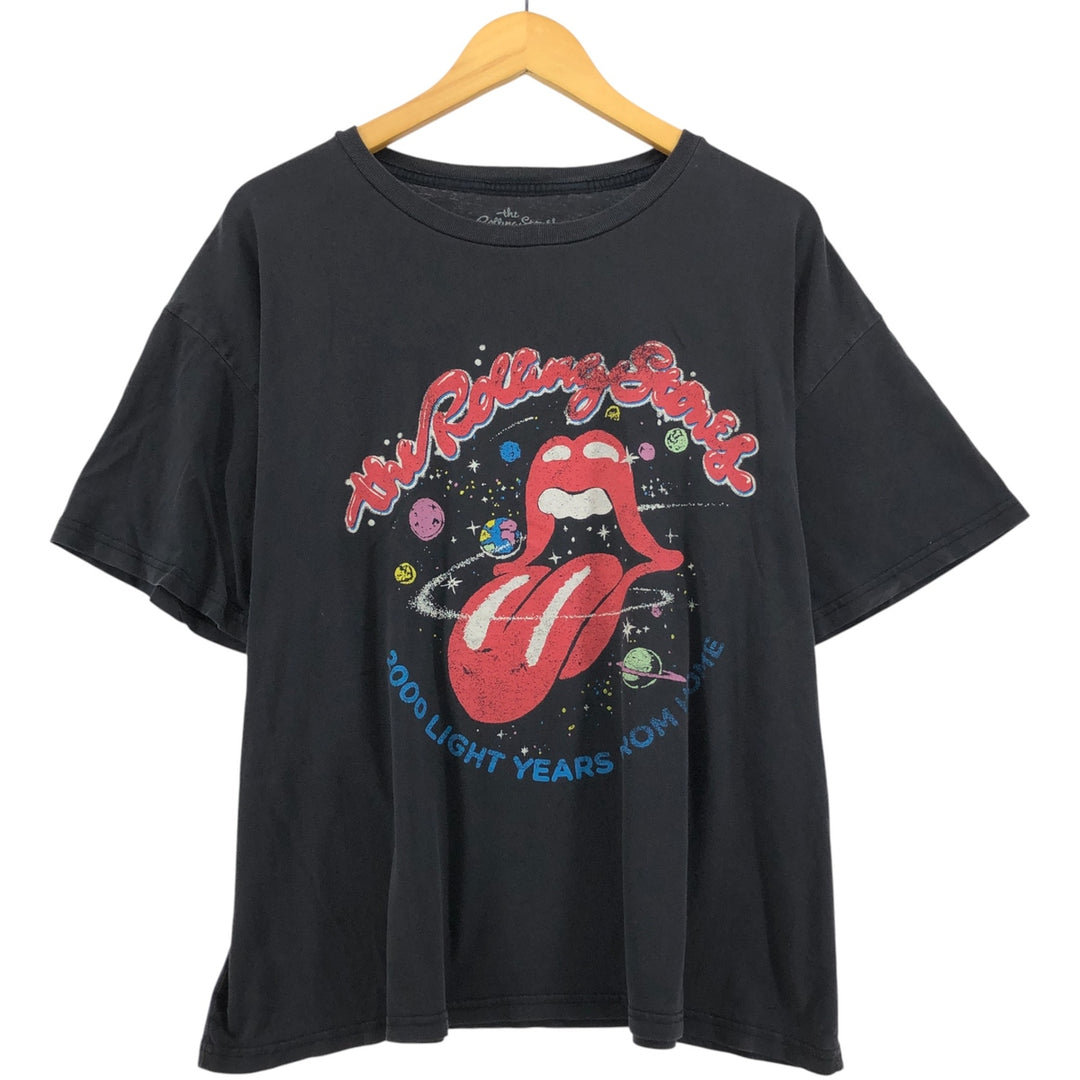 The Rolling Stones Band T-shirt, Men's XL cotton Charcoal Vintage Second Hand