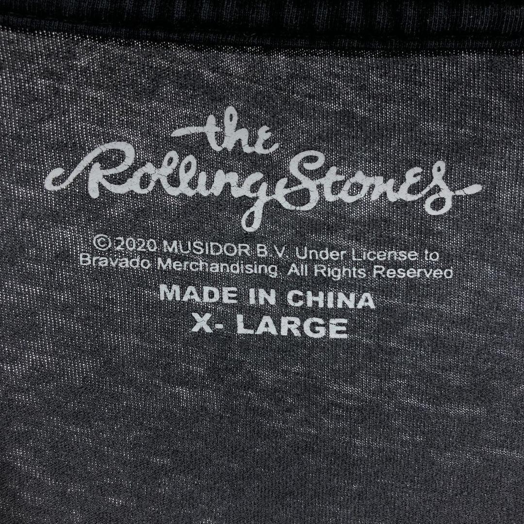 The Rolling Stones Band T-shirt, Men's XL cotton Charcoal Vintage Second Hand