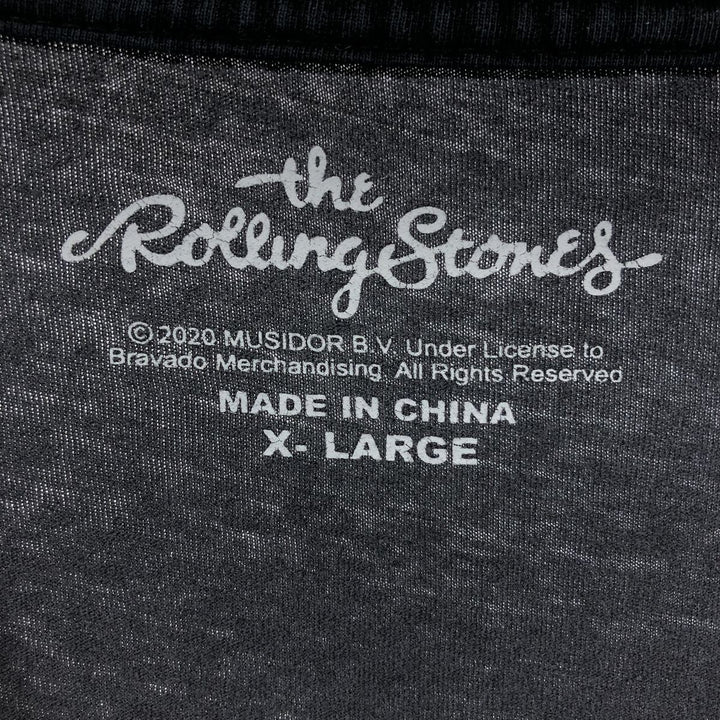 The Rolling Stones Band T-shirt, Men's XL cotton Charcoal Vintage Second Hand