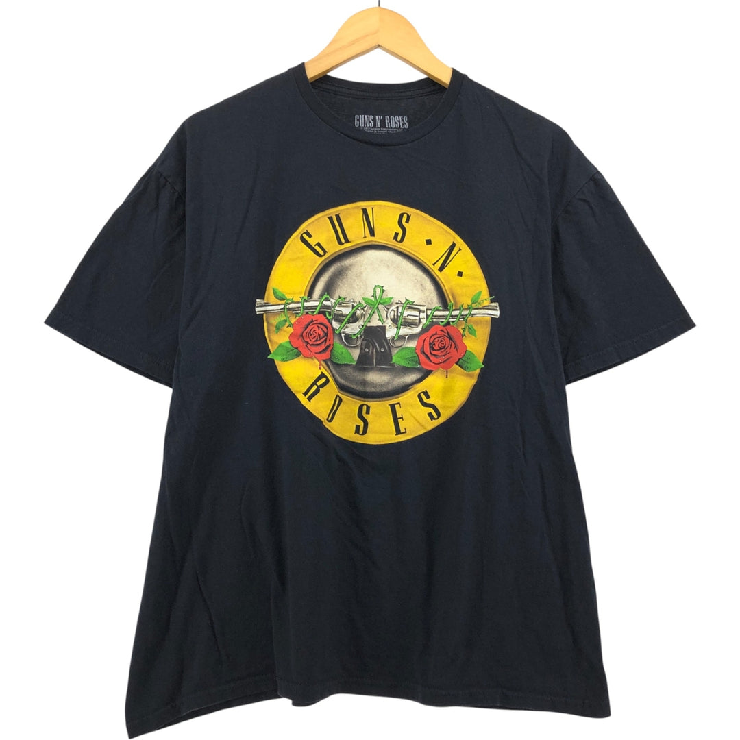 Guns N' Roses Band T-shirt, Band T, Men's XL size cotton black type Vintage Second Hand
