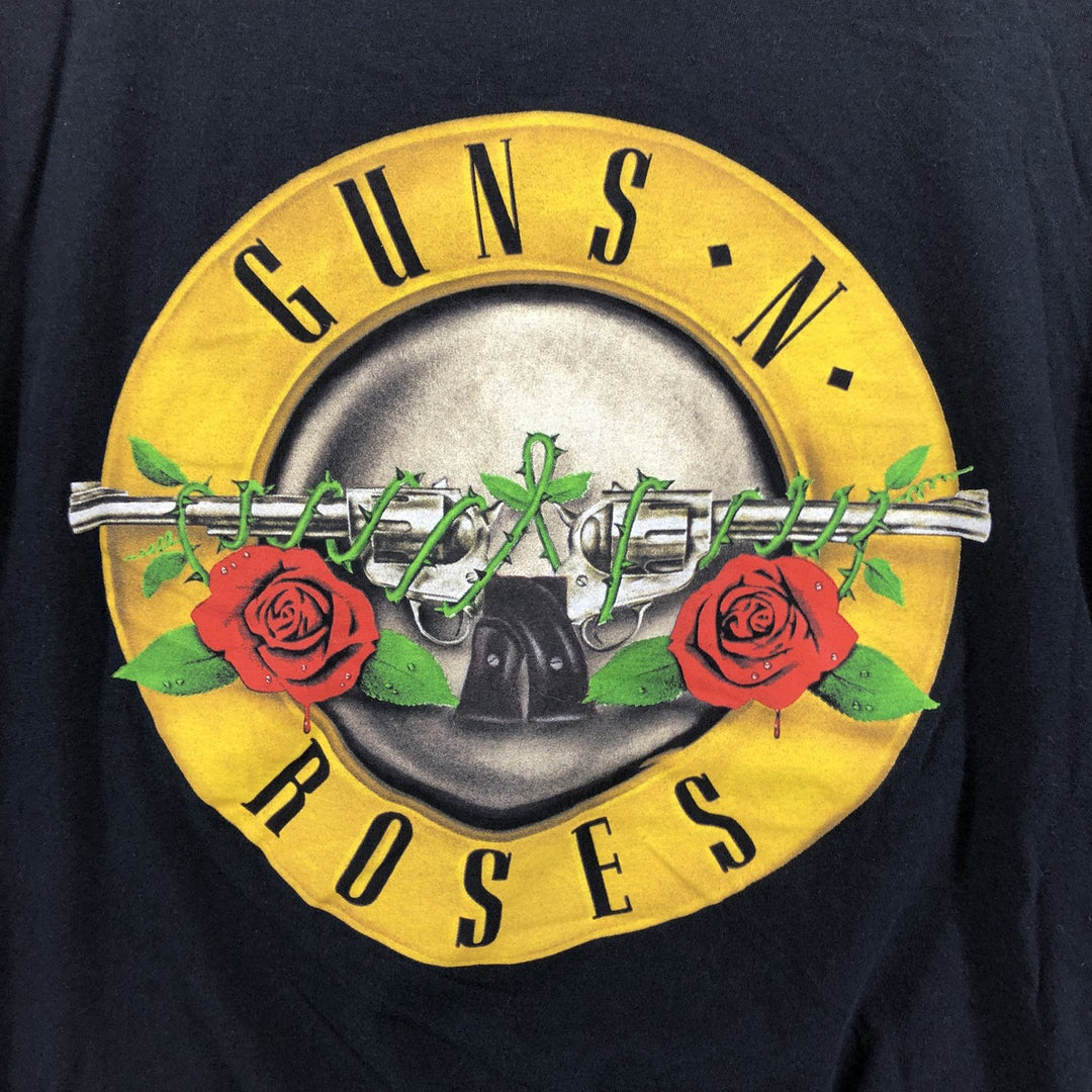 Guns N' Roses Band T-shirt, Band T, Men's XL size cotton black type Vintage Second Hand