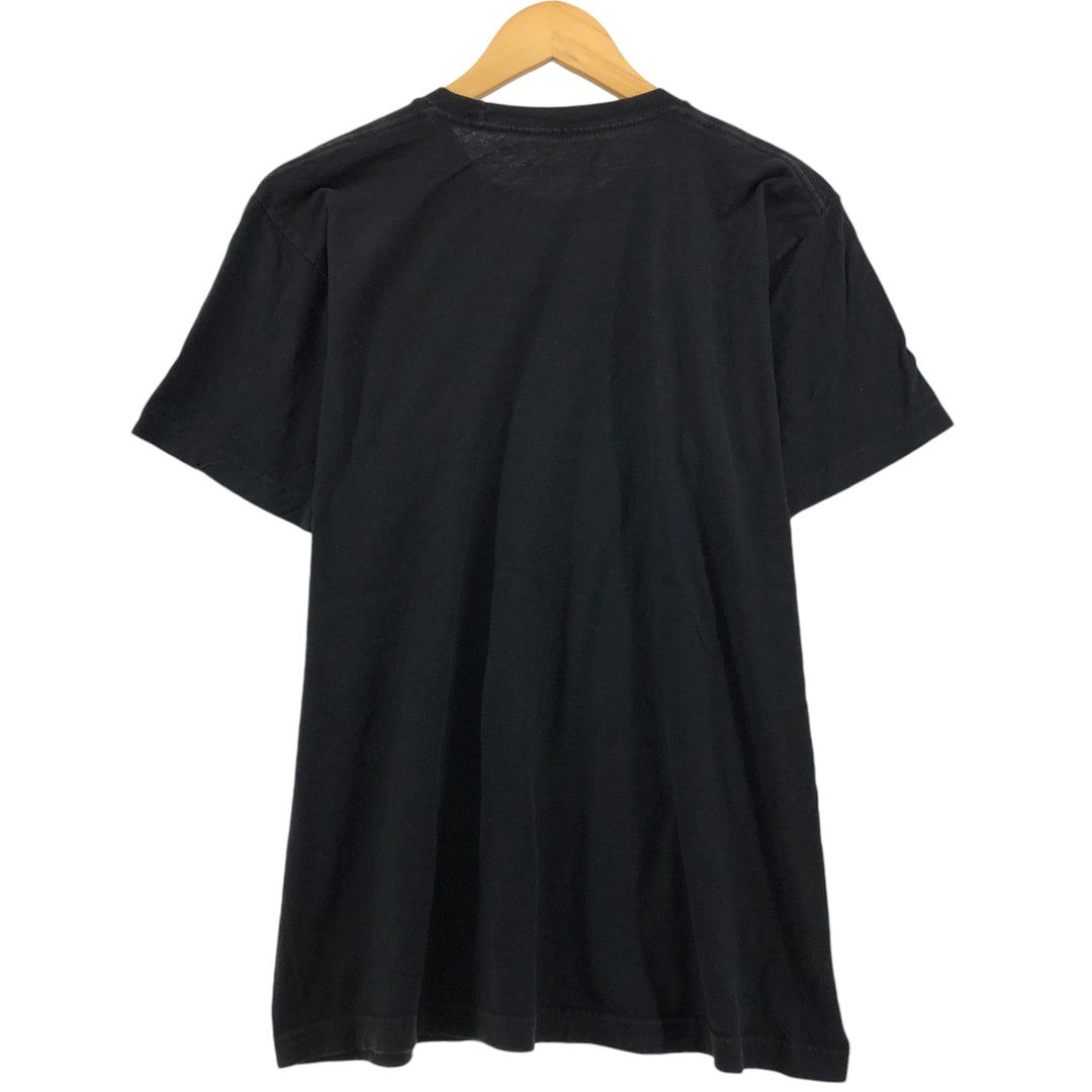 BOB DYLAN band T-shirt, size L, men's cotton black type Vintage Second Hand