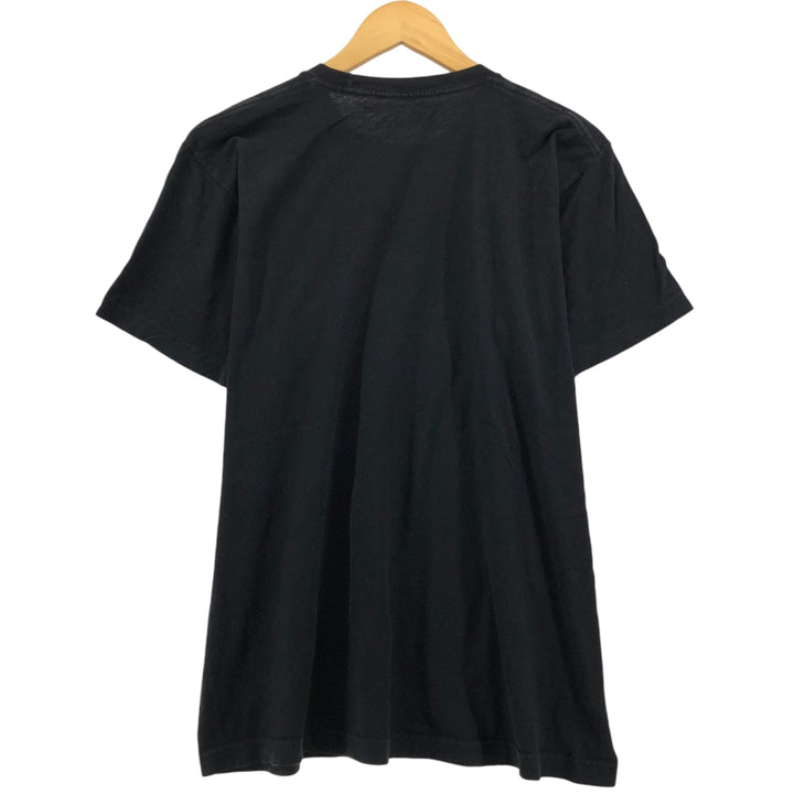 BOB DYLAN band T-shirt, size L, men's cotton black type Vintage Second Hand