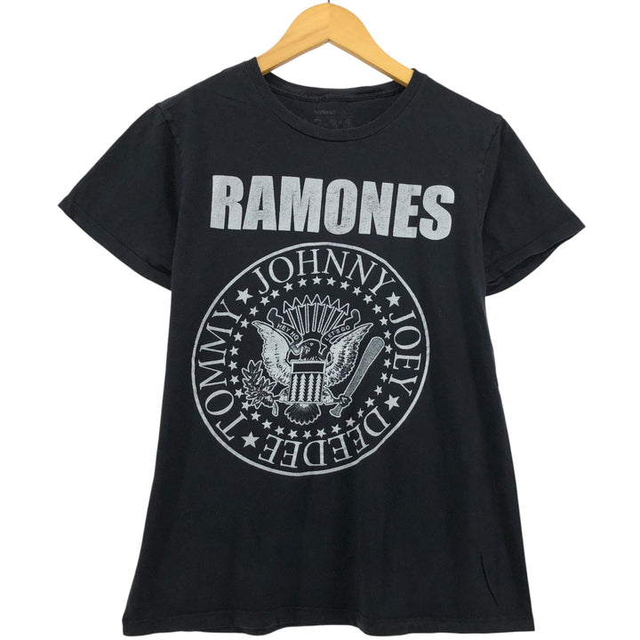 RAMONES Band T-Shirt, Men's Size Small, Punk unclear black type Vintage Second Hand