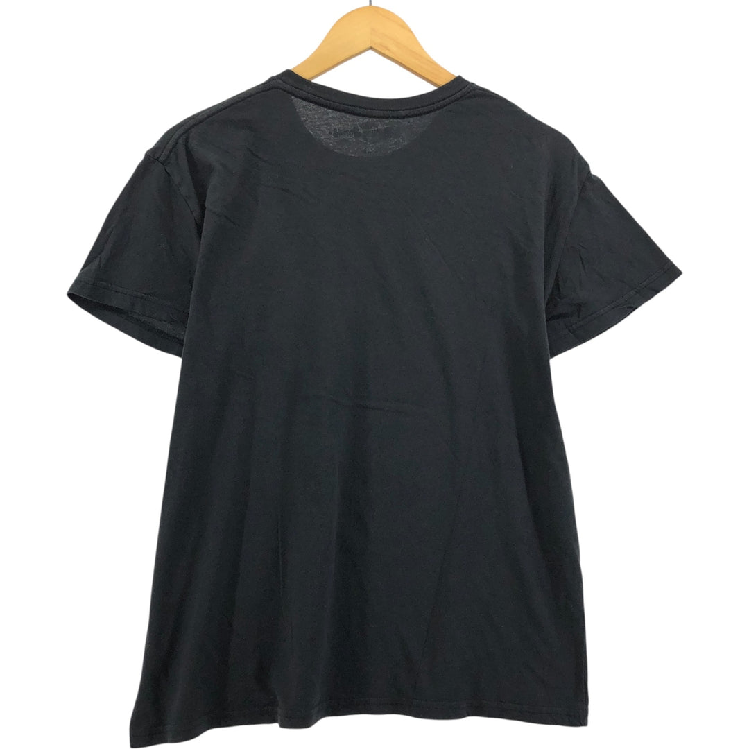 The Rolling Stones Band T-shirt, Band T, Men's L size cotton black type Vintage Second Hand