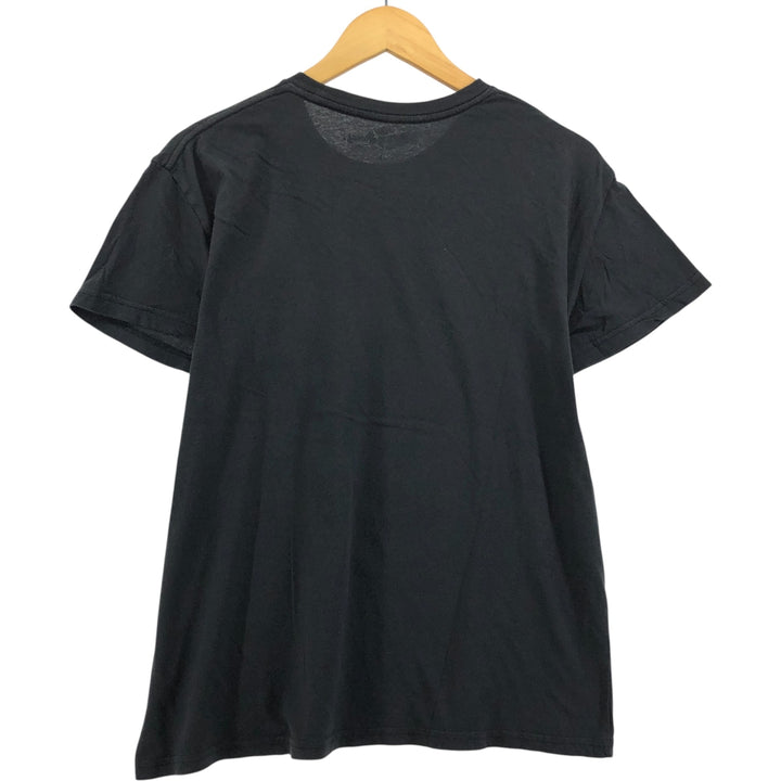 The Rolling Stones Band T-shirt, Band T, Men's L size cotton black type Vintage Second Hand