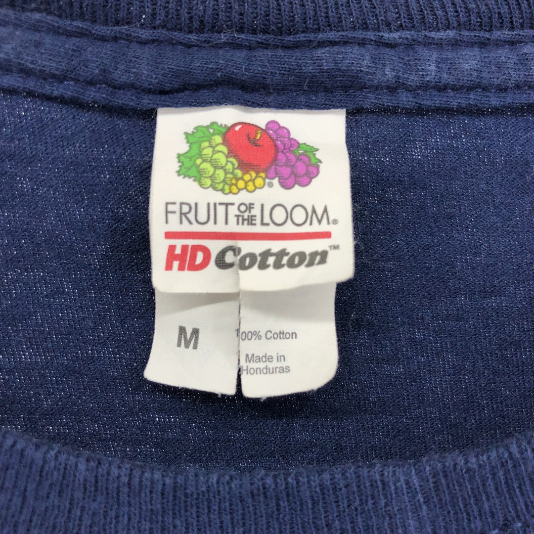 Fruit of the Loom Post Malone Rap T-Shirt, Men's Size Medium cotton navy blue type Vintage Second Hand