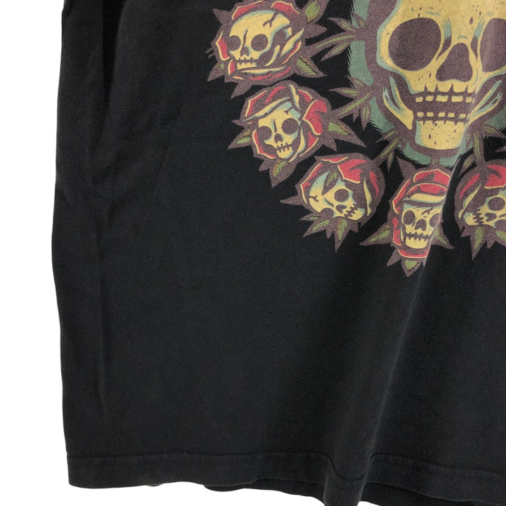 CYPRESS HILL Cypress Hill Skull Pattern Rap T-Shirt, Men's Size Medium unclear black type Vintage Second Hand
