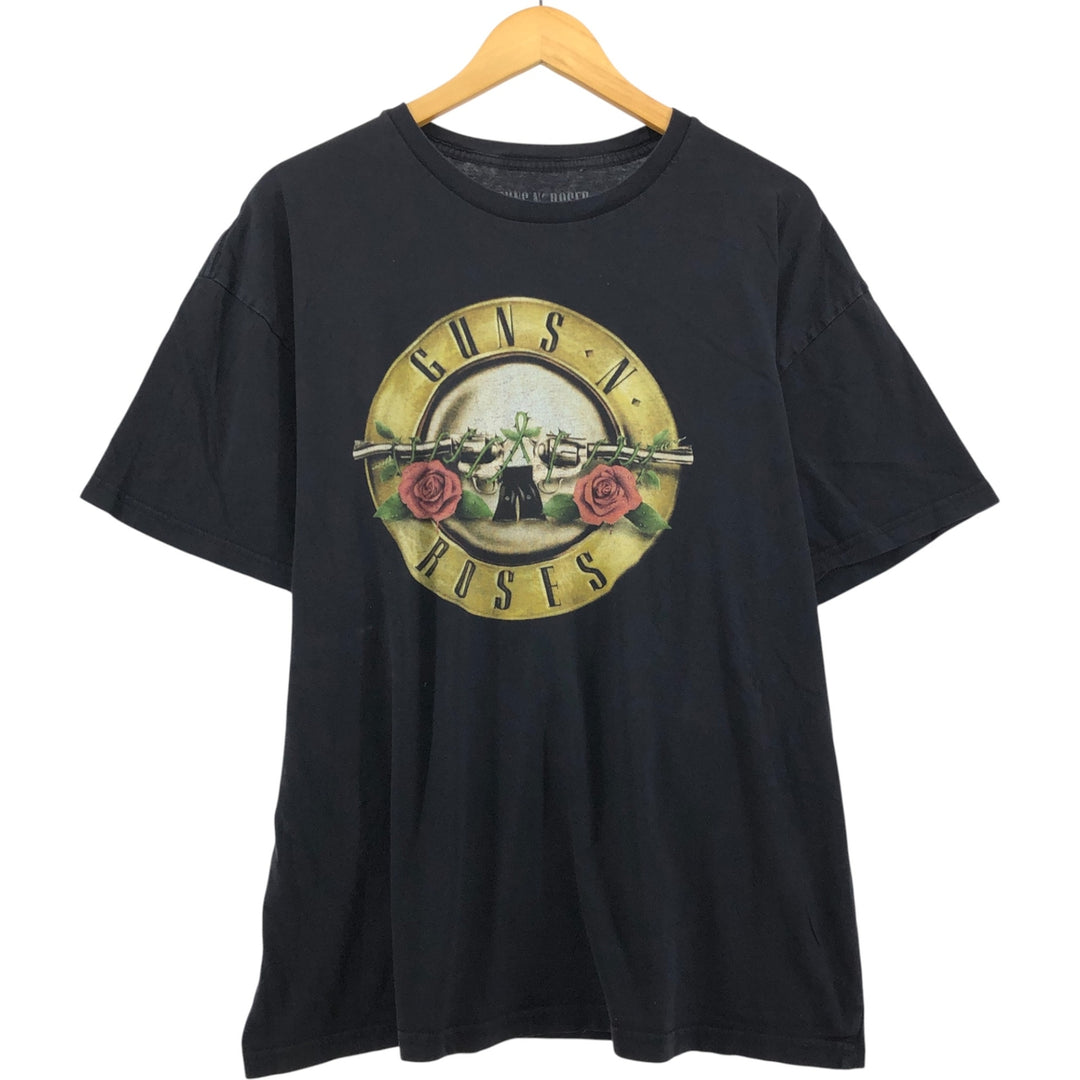 Guns N' Roses Band T-shirt, Band T, Men's L size cotton black type Vintage Second Hand