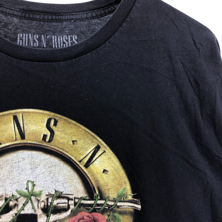 Guns N' Roses Band T-shirt, Band T, Men's L size cotton black type Vintage Second Hand