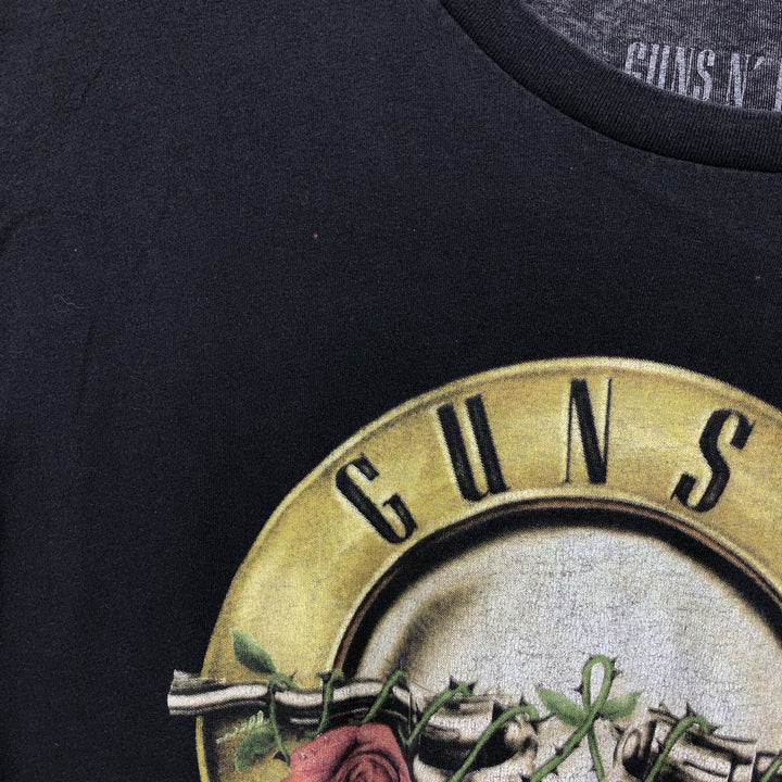 Guns N' Roses Band T-shirt, Band T, Men's L size cotton black type Vintage Second Hand