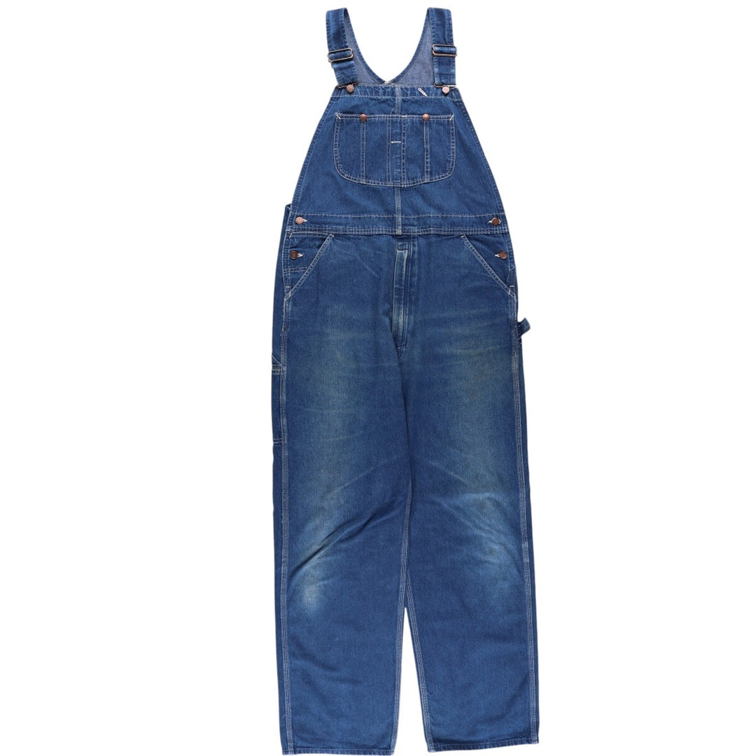 Sears Men's Denim Overalls, Size W38 unclear blue type Vintage Second Hand