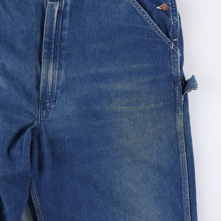 Sears Men's Denim Overalls, Size W38 unclear blue type Vintage Second Hand