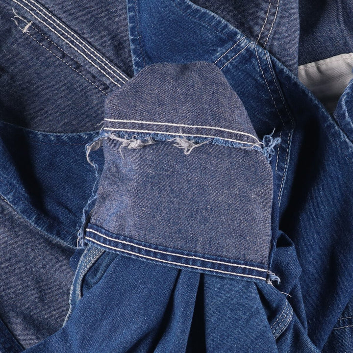 Sears Men's Denim Overalls, Size W38 unclear blue type Vintage Second Hand