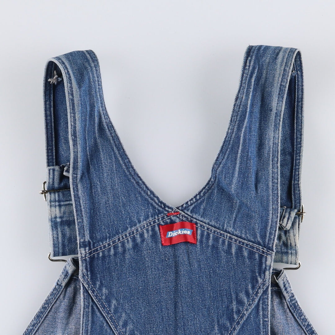 Vintage 80s-90'S Dickies denim overalls, men's size W37 cotton blue type Vintage Second Hand