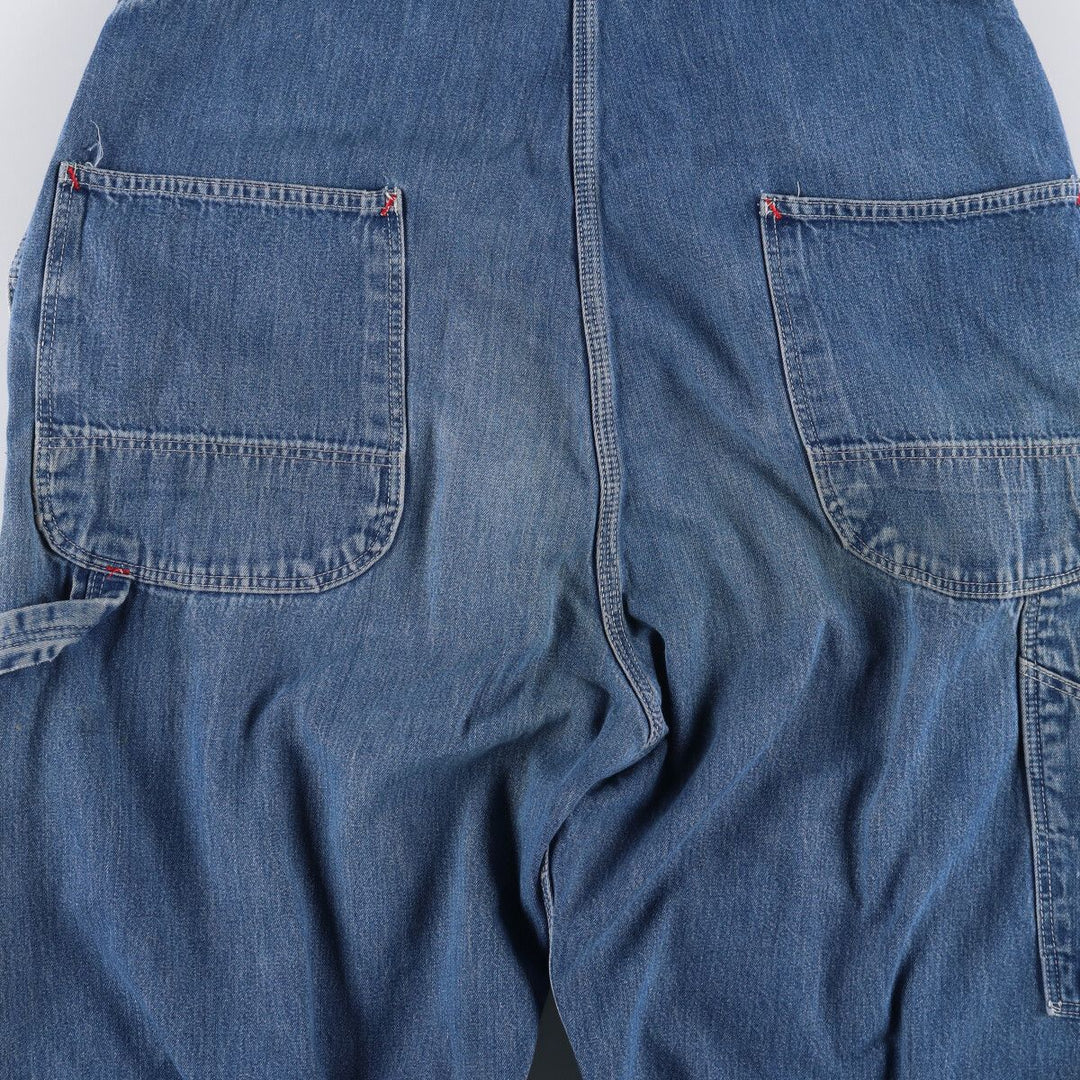 Vintage 80s-90'S Dickies denim overalls, men's size W37 cotton blue type Vintage Second Hand
