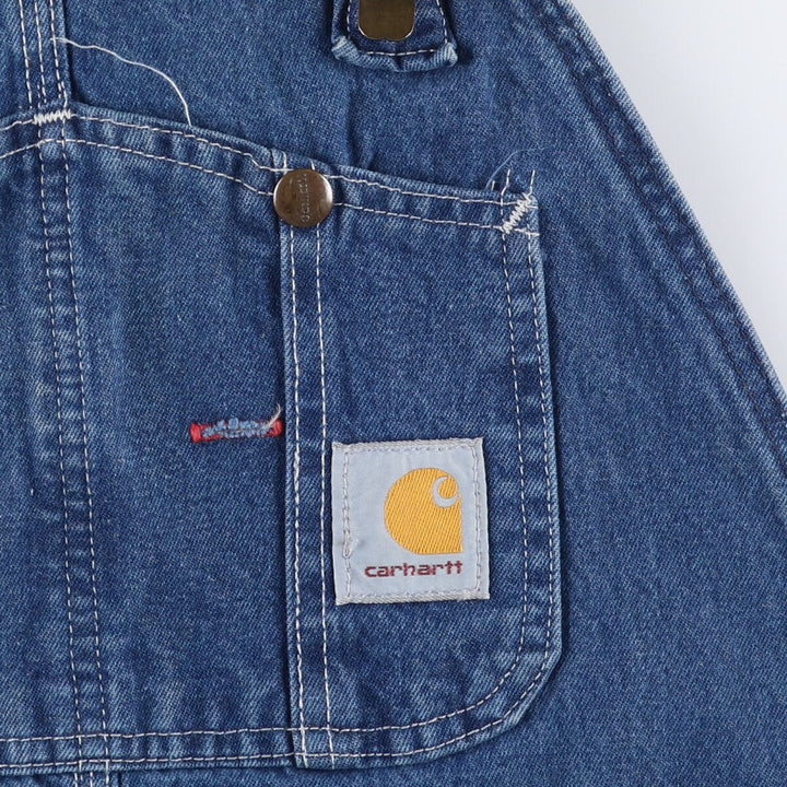 Carhartt denim overalls for men, equivalent to w37 cotton blue type Vintage Second Hand