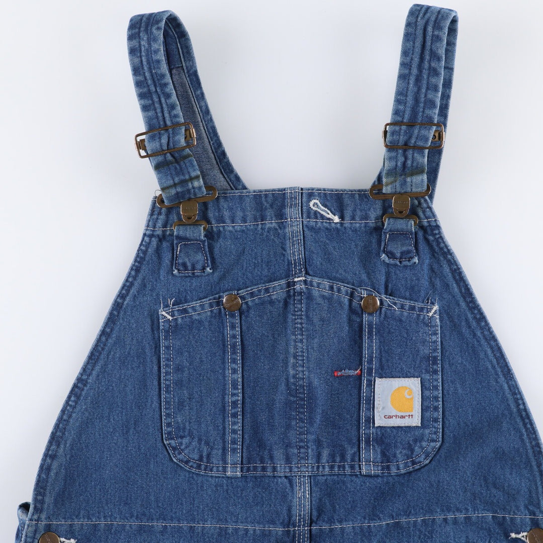 Carhartt denim overalls for men, equivalent to w37 cotton blue type Vintage Second Hand