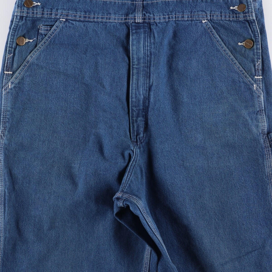 Carhartt denim overalls for men, equivalent to w37 cotton blue type Vintage Second Hand