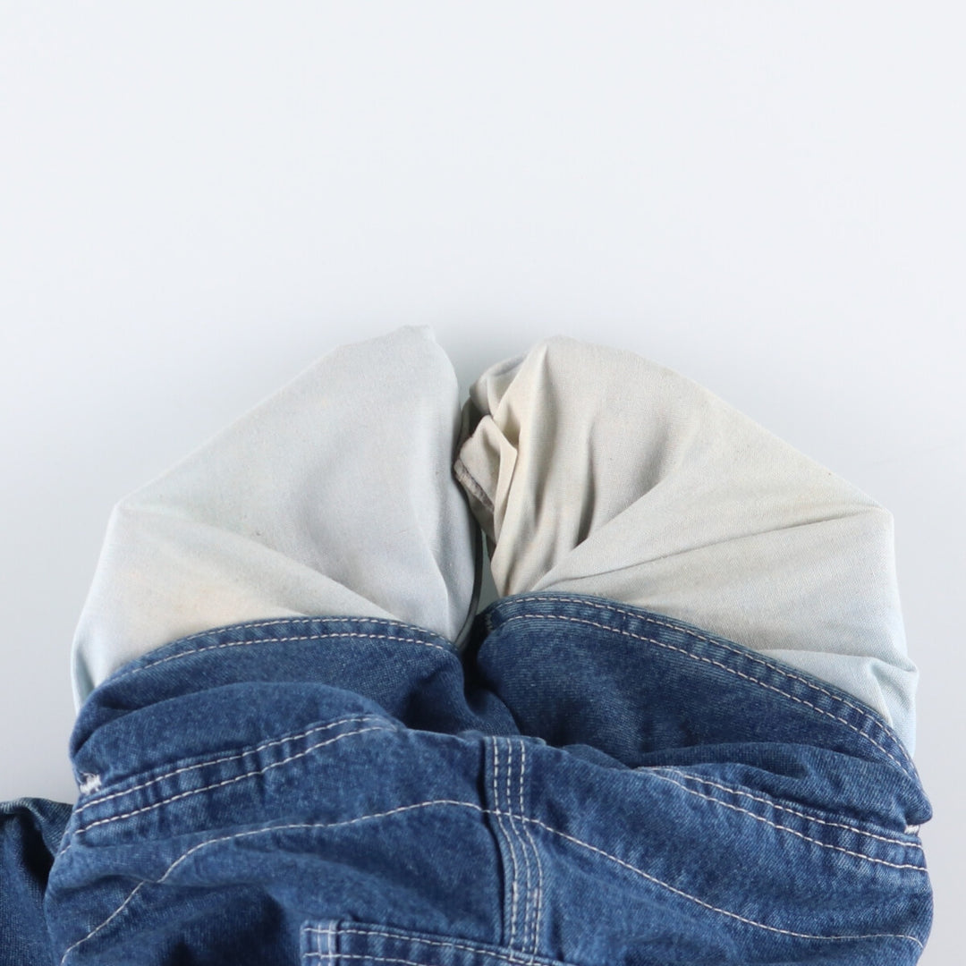 Carhartt denim overalls for men, equivalent to w37 cotton blue type Vintage Second Hand