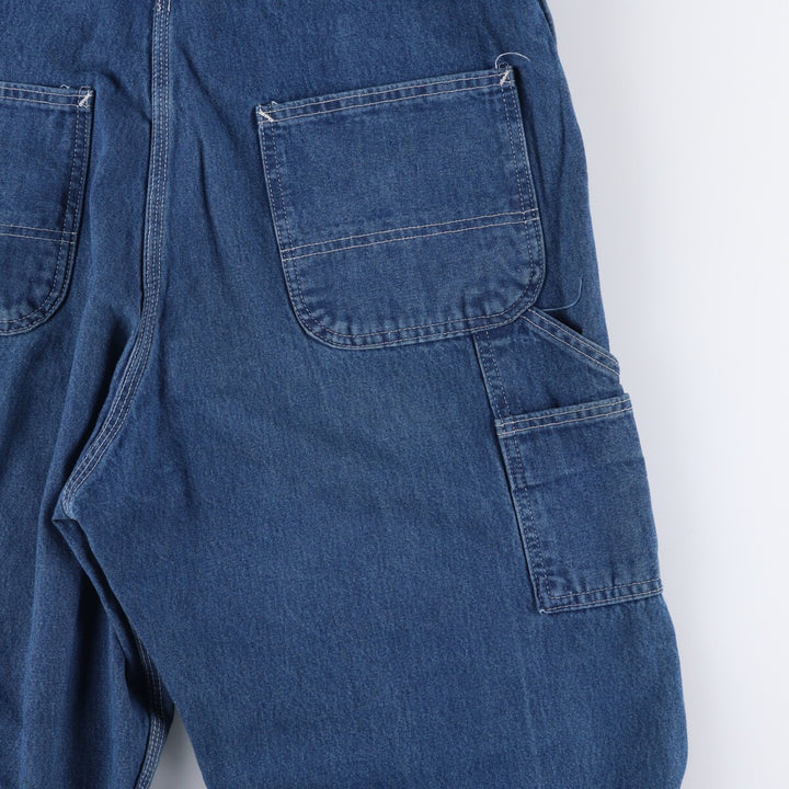 Carhartt denim overalls for men, equivalent to w37 cotton blue type Vintage Second Hand