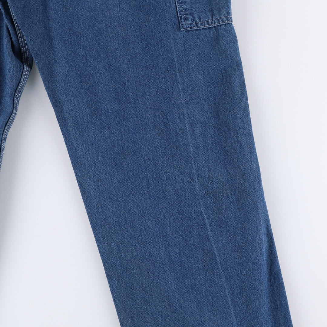 Carhartt denim overalls for men, equivalent to w37 cotton blue type Vintage Second Hand