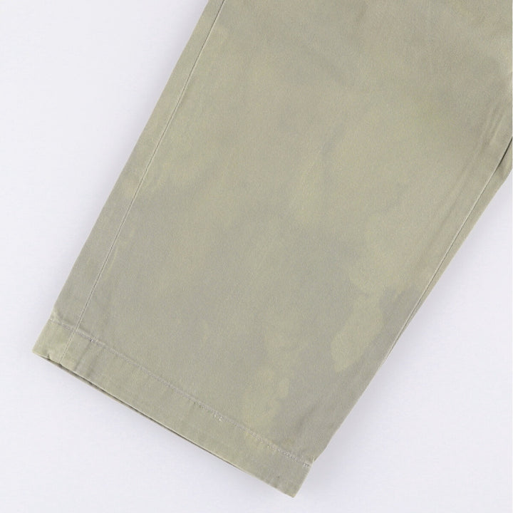 Ralph Lauren POLO by Ralph Lauren ANDREW PANT Two-pleat chino pants for men, equivalent to W33 cotton Khaki type sage green Vintage Second Hand
