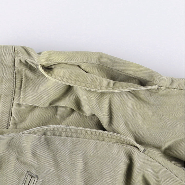 Ralph Lauren POLO by Ralph Lauren ANDREW PANT Two-pleat chino pants for men, equivalent to W33 cotton Khaki type sage green Vintage Second Hand