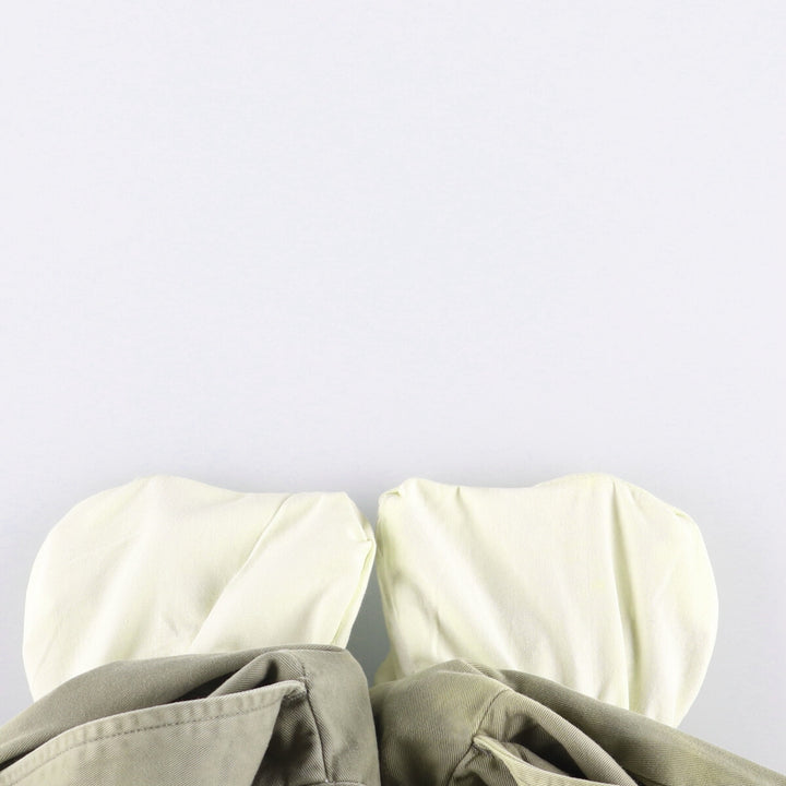 Ralph Lauren POLO by Ralph Lauren ANDREW PANT Two-pleat chino pants for men, equivalent to W33 cotton Khaki type sage green Vintage Second Hand