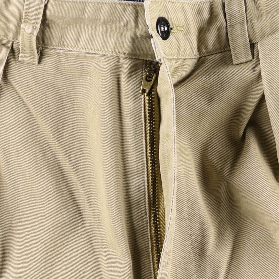 Ralph Lauren POLO GOLF Polo Golf Two-pleat Chino Pants for Men, Size W32 cotton Beige type Vintage Second Hand
