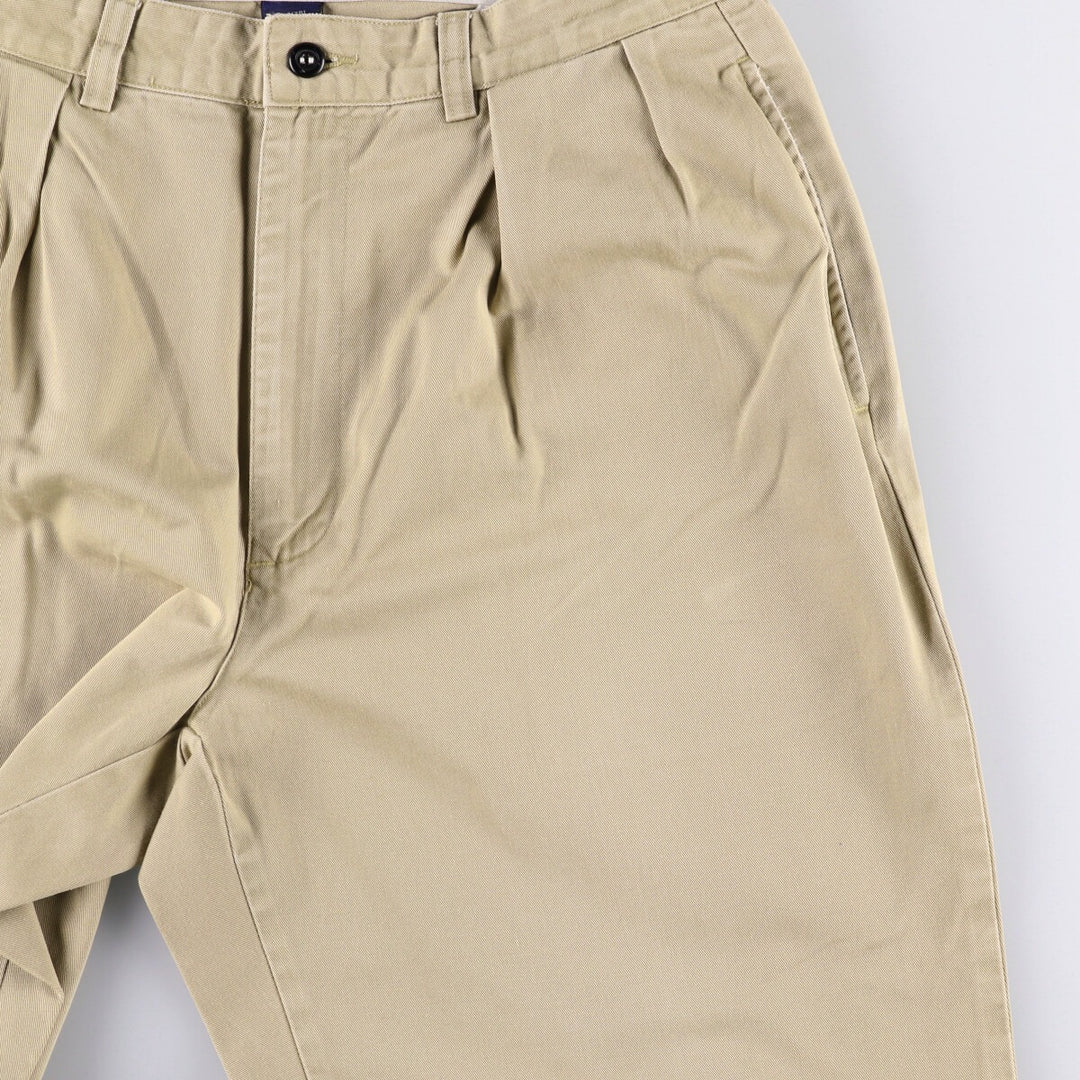 Ralph Lauren POLO GOLF Polo Golf Two-pleat Chino Pants for Men, Size W32 cotton Beige type Vintage Second Hand