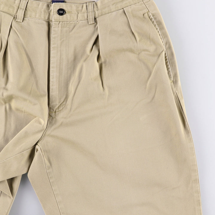 Ralph Lauren POLO GOLF Polo Golf Two-pleat Chino Pants for Men, Size W32 cotton Beige type Vintage Second Hand